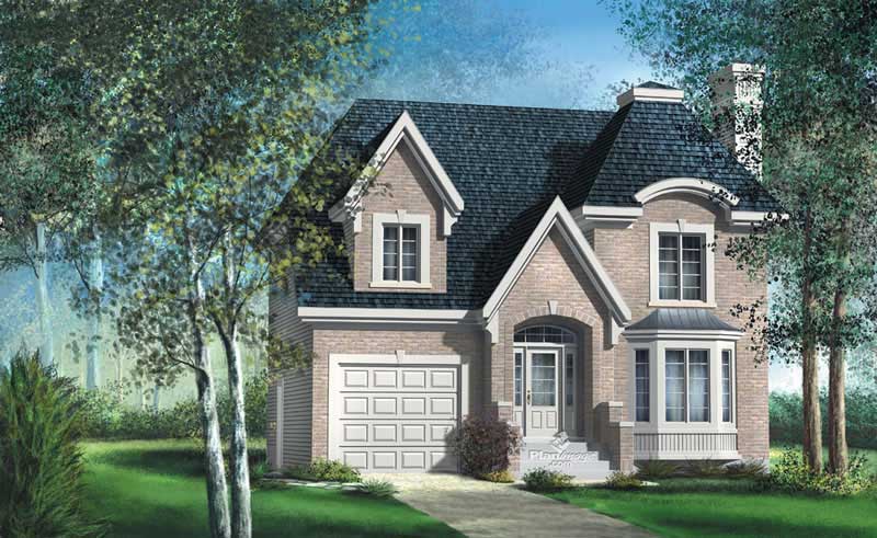 6-Bedroom, 1874 Sq Ft European Home Plan - 157-1119 - Main Exterior