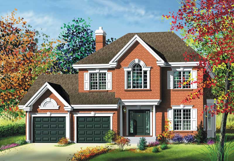 3-Bedroom, 2462 Sq Ft European Home Plan - 157-1177 - Main Exterior
