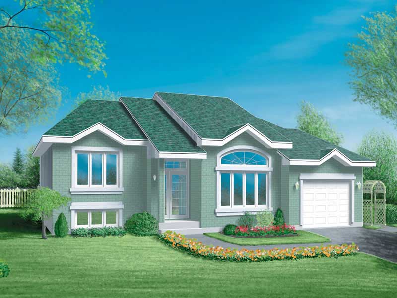 3-Bedroom, 1312 Sq Ft Craftsman Home Plan - 157-1200 - Main Exterior