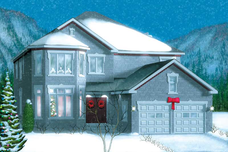 4-Bedroom, 3798 Sq Ft House Plan - 157-1242 - Front Exterior