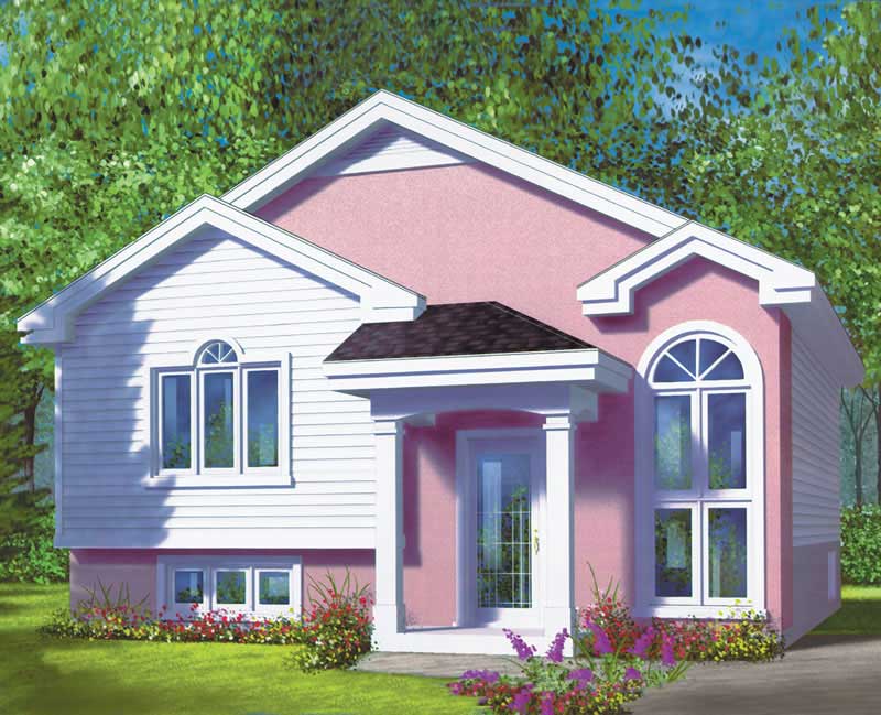 2-Bedroom, 886 Sq Ft Ranch Home Plan - 157-1366 - Main Exterior