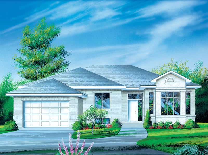 3-Bedroom, 1804 Sq Ft Craftsman House Plan - 157-1426 - Front Exterior