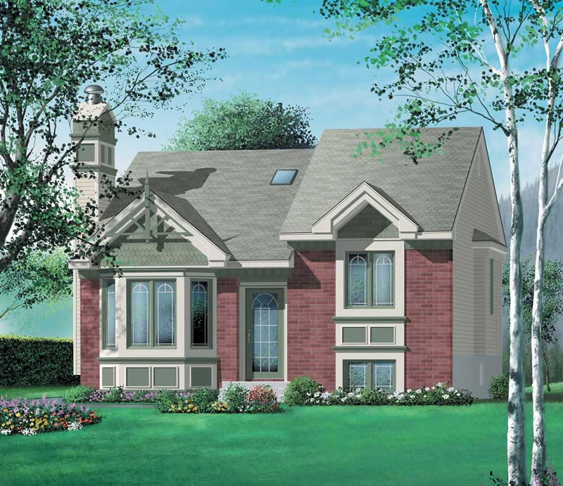 2-Bedroom, 972 Sq Ft Craftsman House Plan - 157-1575 - Front Exterior