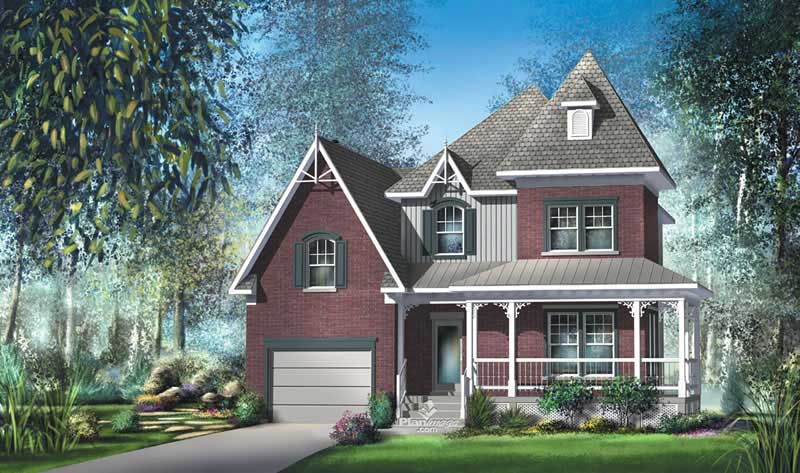 3-Bedroom, 2099 Sq Ft Craftsman Home Plan - 157-1602 - Main Exterior