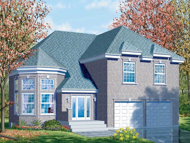 4-Bedroom, 2620 Sq Ft European Home Plan - 157-1605 - Main Exterior