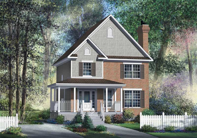 3-Bedroom, 1500 Sq Ft Ranch House Plan - 157-1627 - Front Exterior