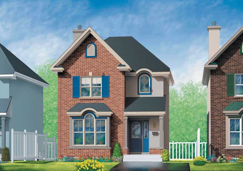 3-Bedroom, 1305 Sq Ft Craftsman Home Plan - 157-1651 - Main Exterior