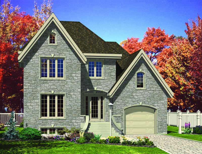 3-Bedroom, 1494 Sq Ft Ranch House Plan - 158-1061 - Front Exterior