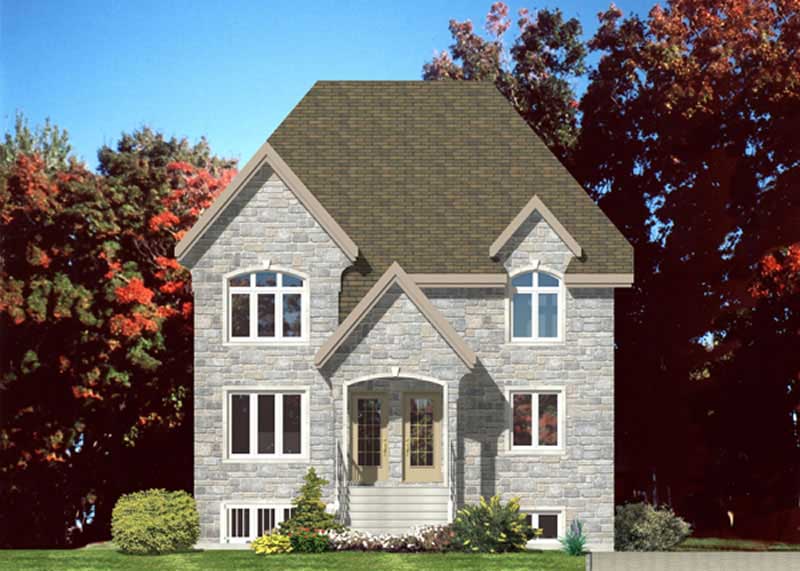 2-Bedroom, 2982 Sq Ft Multi-Unit Home Plan - 158-1146 - Main Exterior