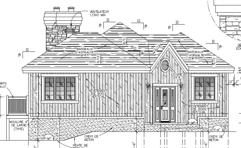 Home Plan Front Elevation