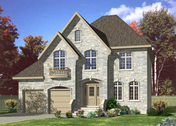 4-Bedroom, 2447 Sq Ft Country House Plan - 158-1191 - Front Exterior