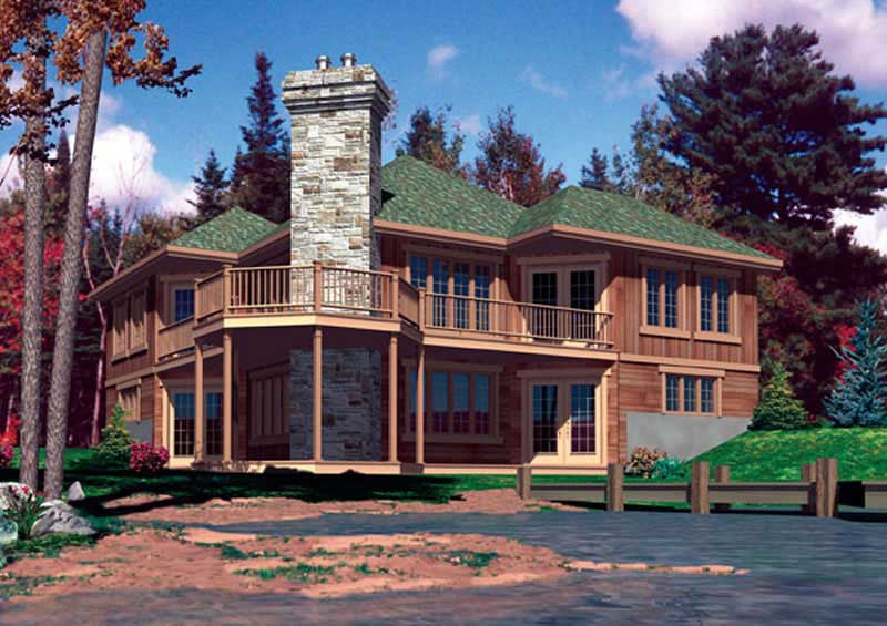 3-Bedroom, 2222 Sq Ft Country Home Plan - 158-1207 - Main Exterior