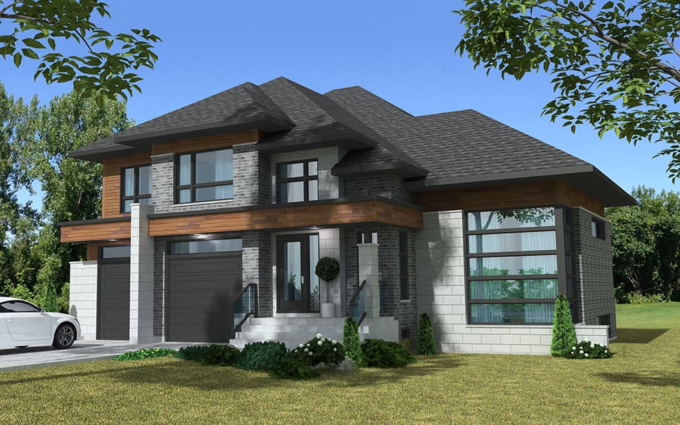 4-Bedroom, 3139 Sq Ft Cottage Home Plan - 158-1305 - Main Exterior