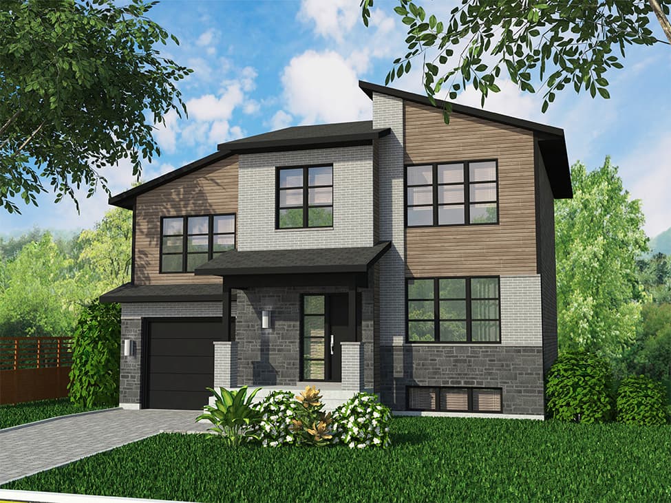 3-Bedroom, 1636 Sq Ft Cottage House Plan - 158-1313 - Front Exterior