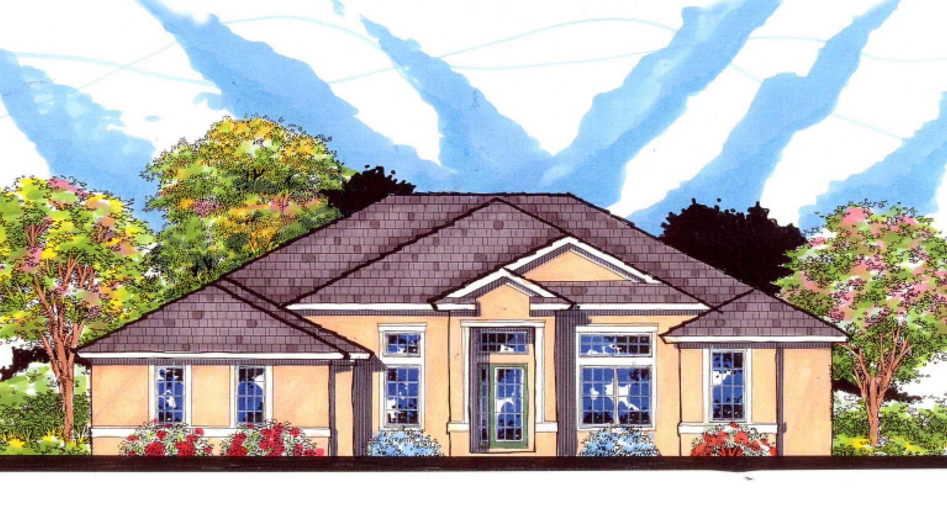 4-Bedroom, 2360 Sq Ft European Home Plan - 159-1007 - Main Exterior