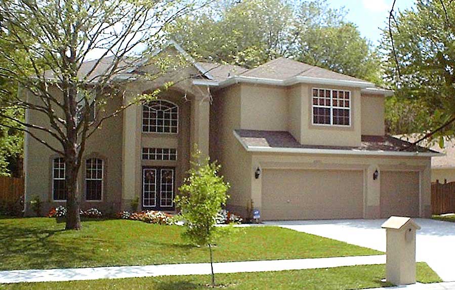 4-Bedroom, 2767 Sq Ft Traditional Home Plan - 159-1101 - Main Exterior