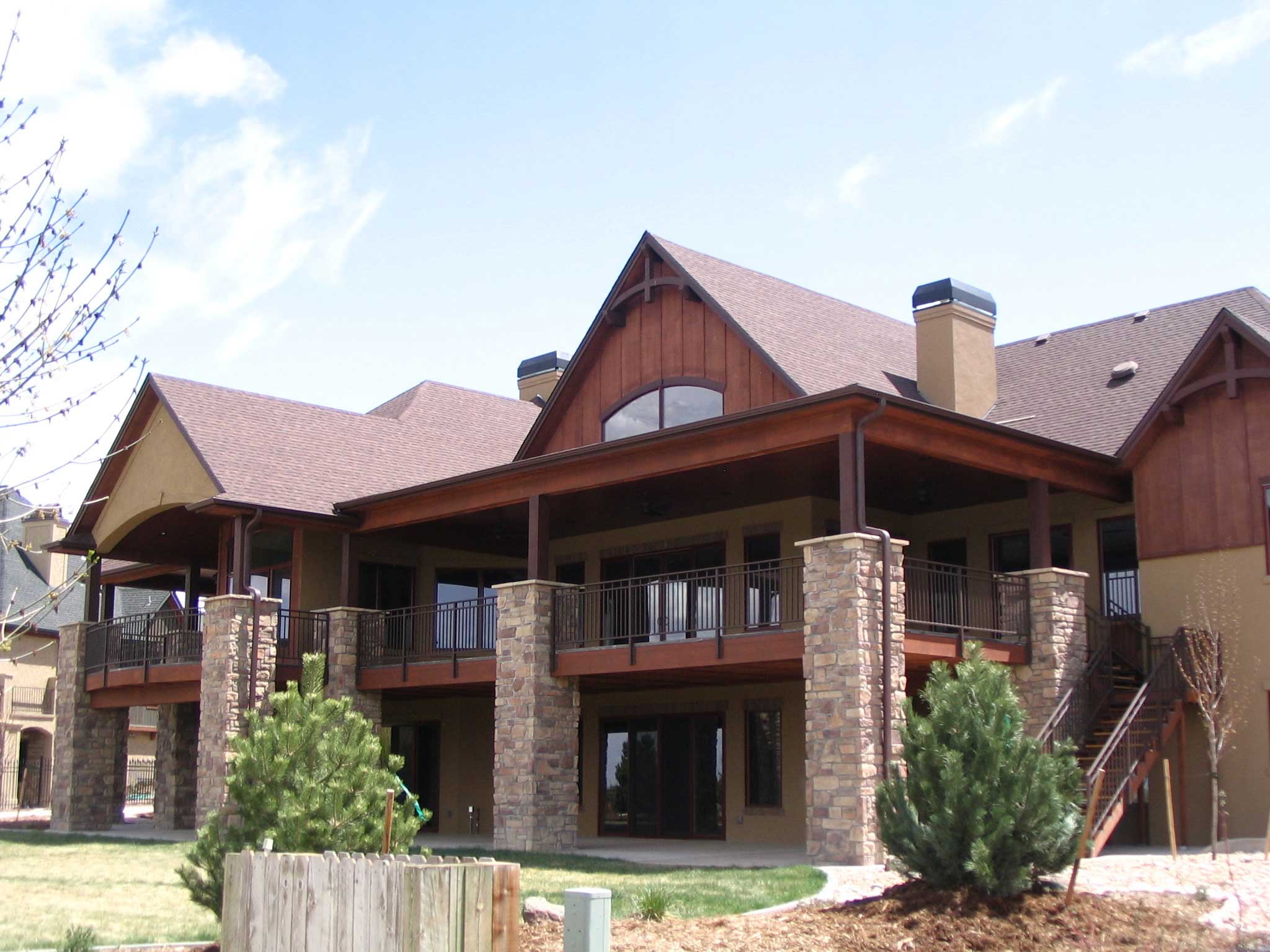 Home Plan Rear Elevation