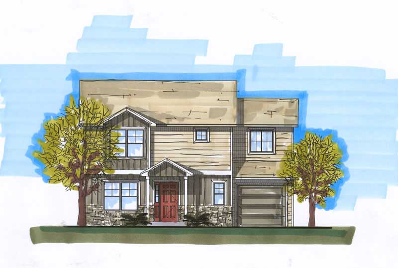 3-Bedroom, 1658 Sq Ft Craftsman Home Plan - 161-1015 - Main Exterior
