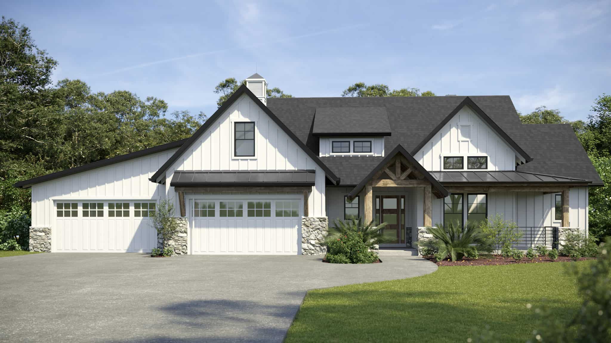 Craftsman Floor Plan - 3-6 Bedrms, 3.5-6 Baths - 2876-4939 Sq Ft - #161-1229