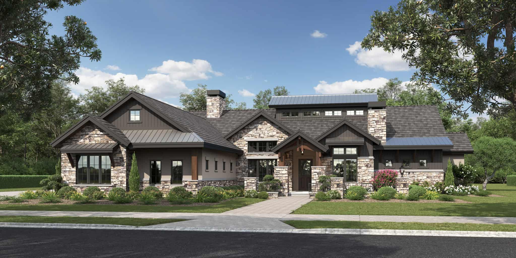 French House Plan - 3 Bedrms, 2.5 Baths - 3412 Sq Ft - #161-1269