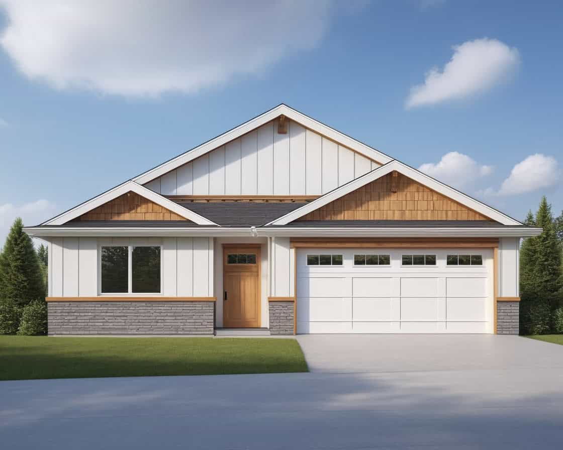 Craftsman Floor Plan - 3 Bedrms, 2 Baths - 1465 Sq Ft - #162-1091