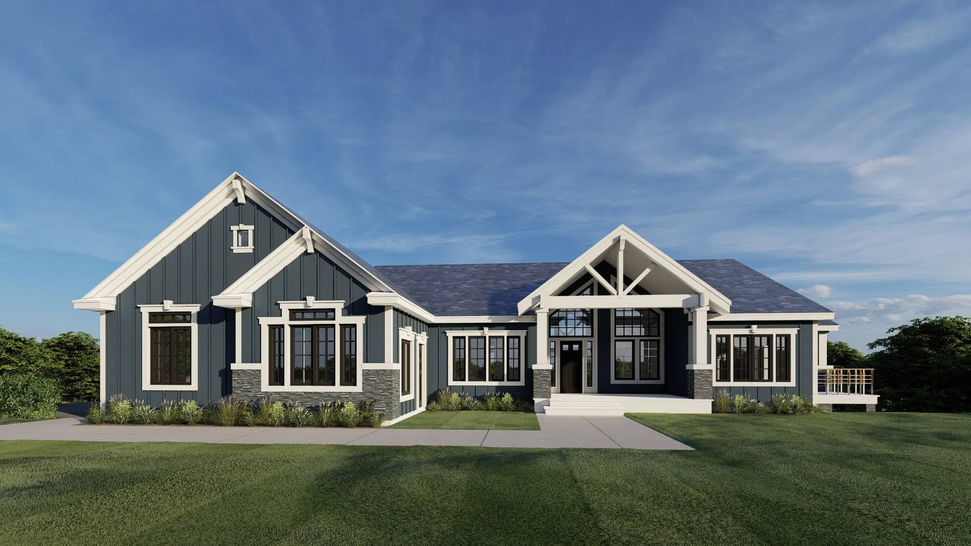 Craftsman House Plan - 3 Bedrms, 2.5 Baths - 2399 Sq Ft - #162-1112