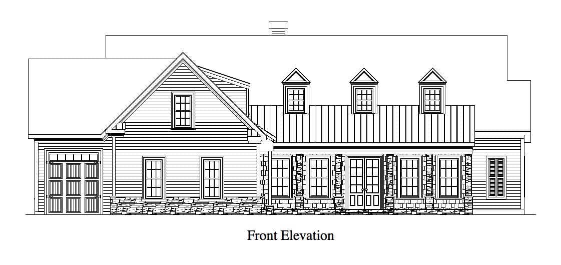Home Plan Front Elevation