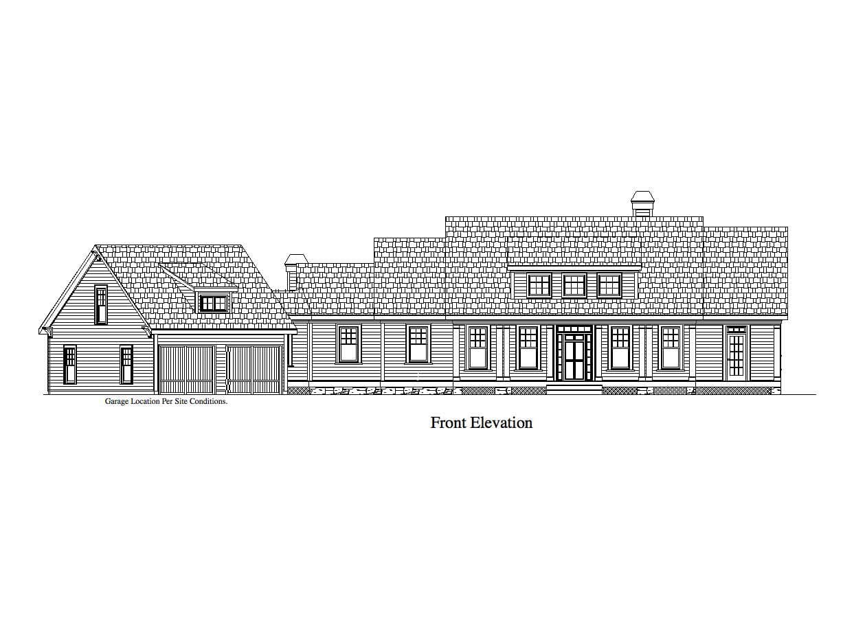 Home Plan Front Elevation
