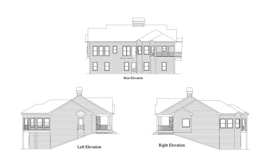 Home Plan Elevations