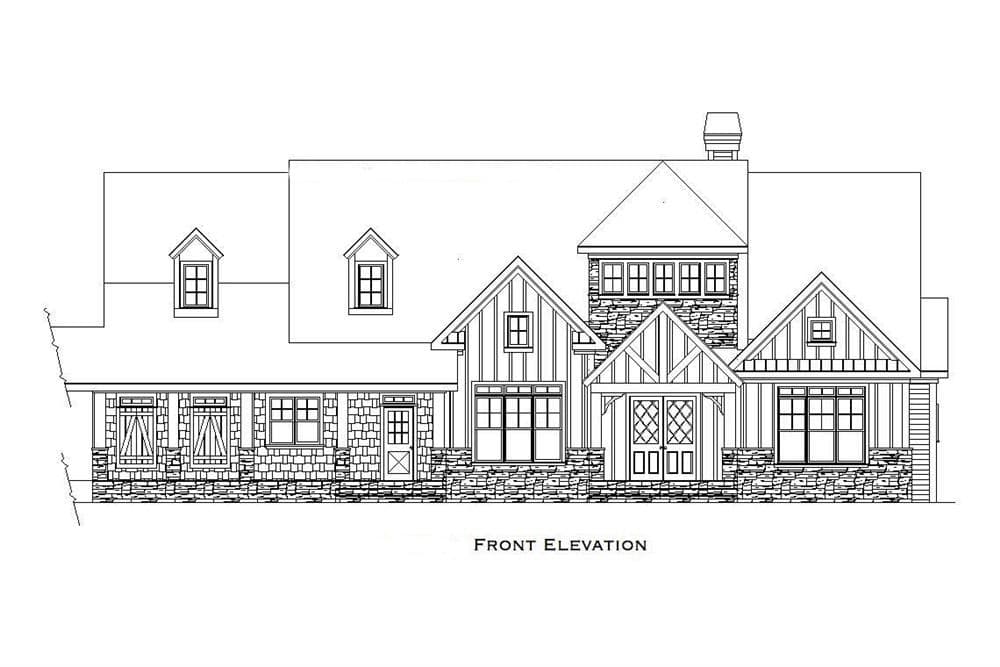Home Plan Front Elevation