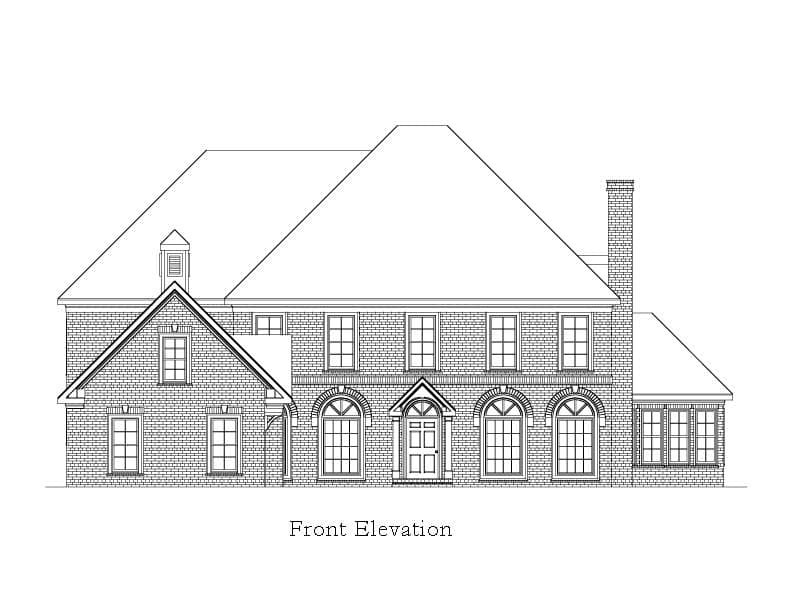 Home Plan Front Elevation