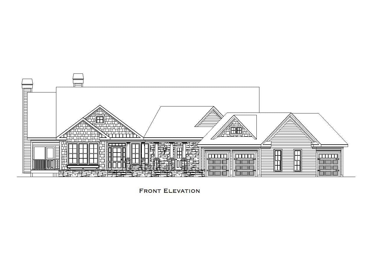 Home Plan Front Elevation