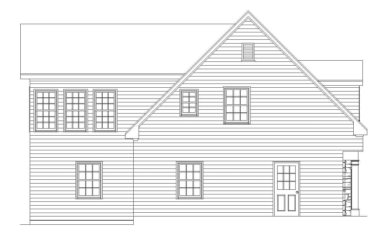 Home Plan Left Elevation