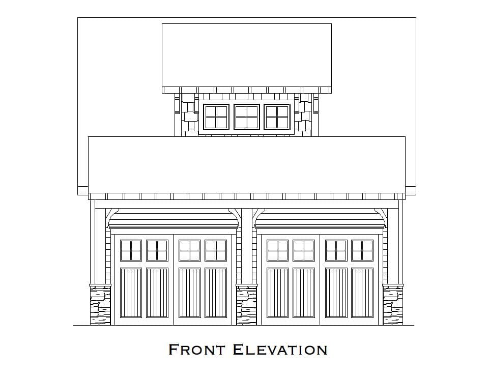 Home Plan Front Elevation