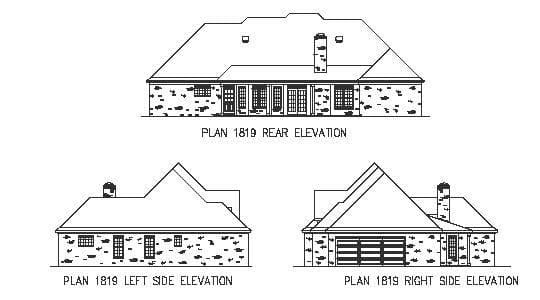 Home Plan Elevations
