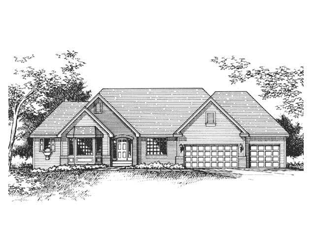Home Plan Front Elevation
