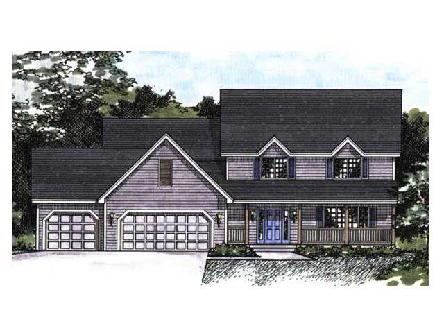 4-Bedroom, 2586 Sq Ft Country House Plan - 165-1053 - Front Exterior