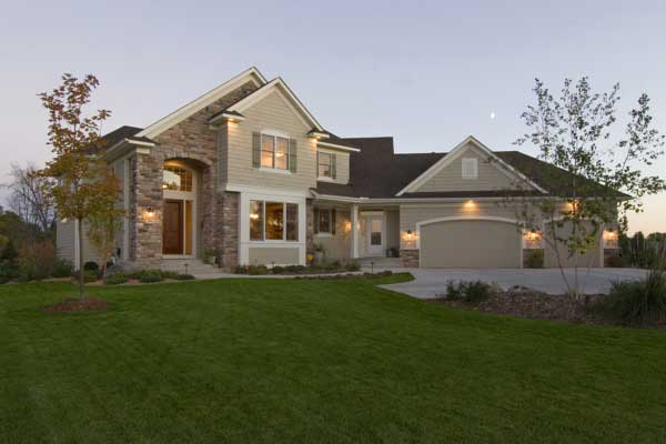 2-Bedroom, 2830 Sq Ft Country Home Plan - 165-1075 - Main Exterior