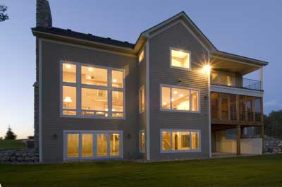Home Plan Rear Elevation