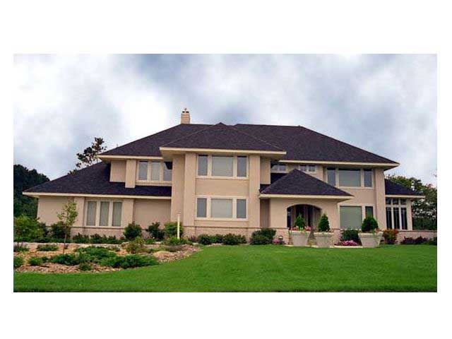 Home Plan Rear Elevation