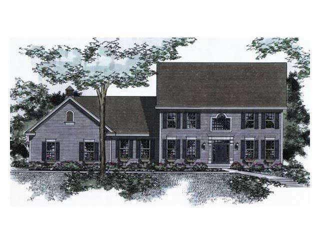 4-Bedroom, 3144 Sq Ft Colonial House Plan - 165-1126 - Front Exterior