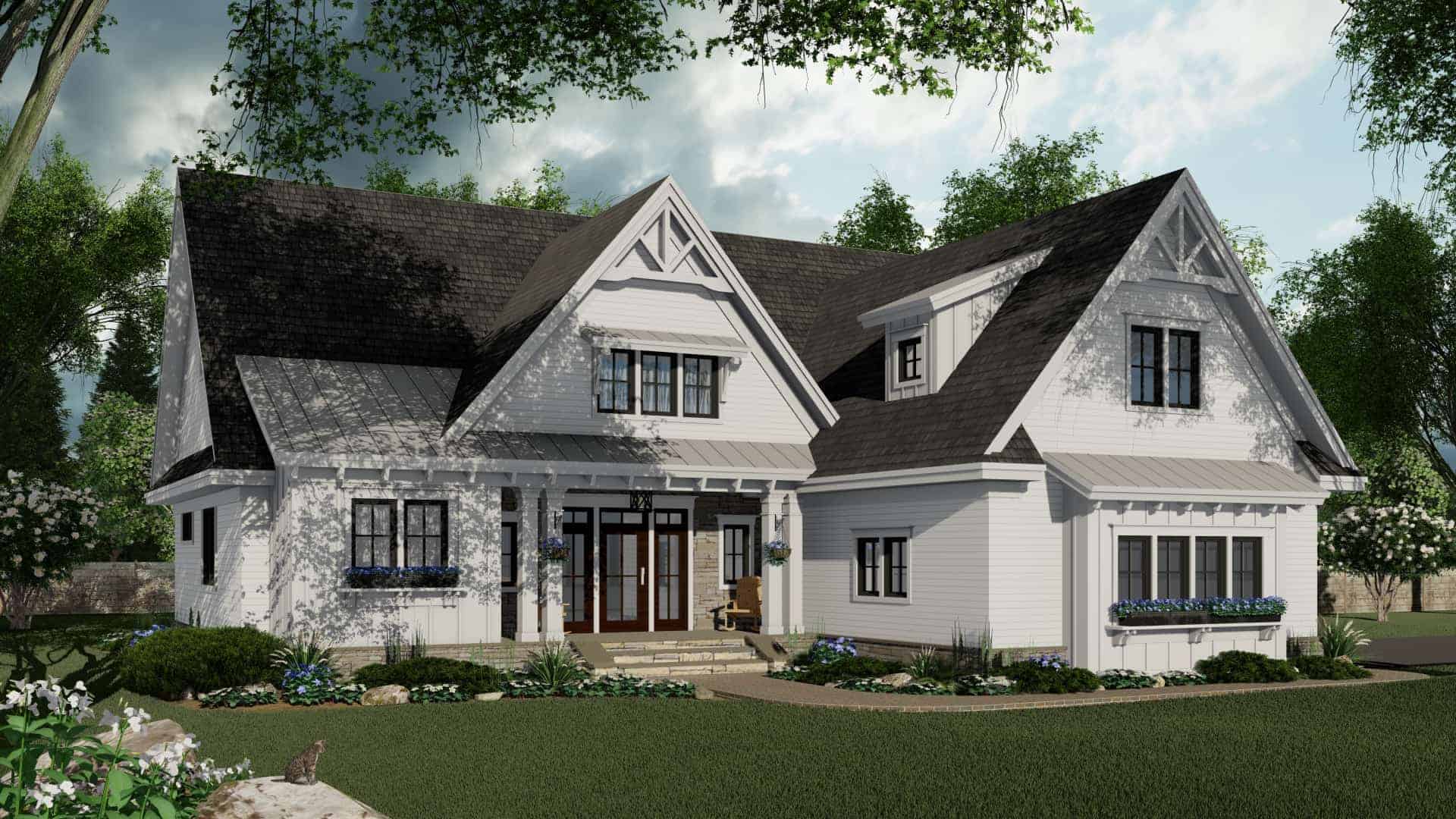3-Bedroom, 2046 Sq Ft Ranch Home Plan - 165-1165 - Main Exterior