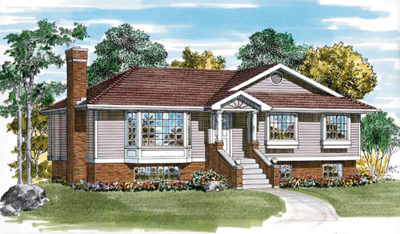 3-Bedroom, 1120 Sq Ft Ranch Home Plan - 167-1311 - Main Exterior