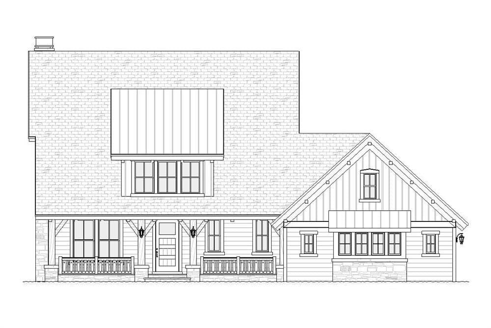 Home Plan Front Elevation