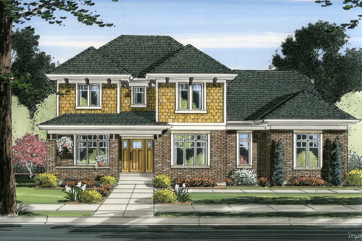 Home Plan Front Elevation