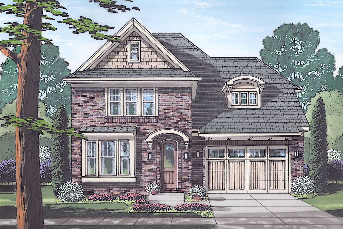 4-Bedroom, 2202 Sq Ft Traditional Home - Plan #169-1185 - Main Exterior