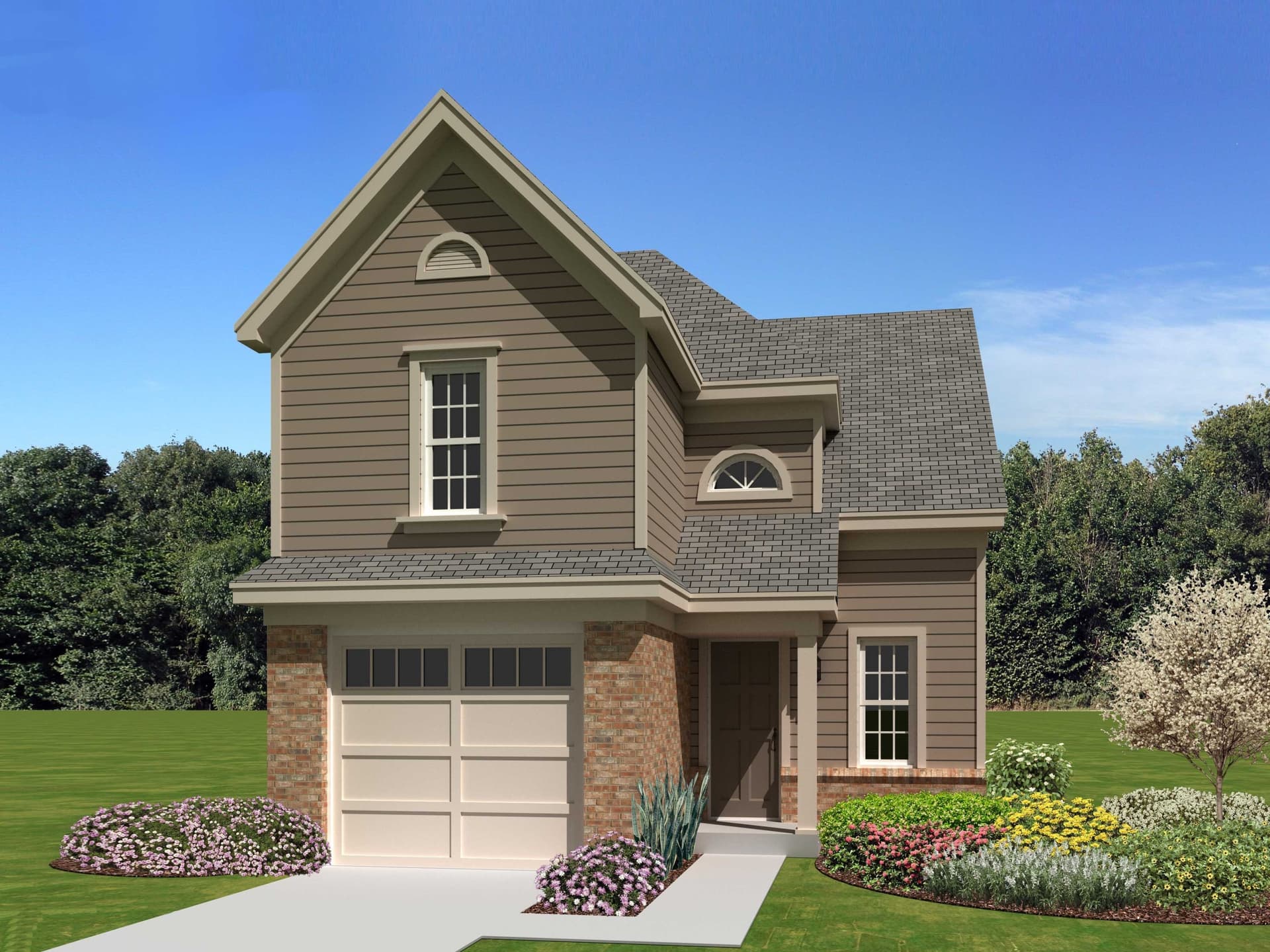 3-Bedroom, 1481 Sq Ft Small House Plans - 170-1207 - Main Exterior