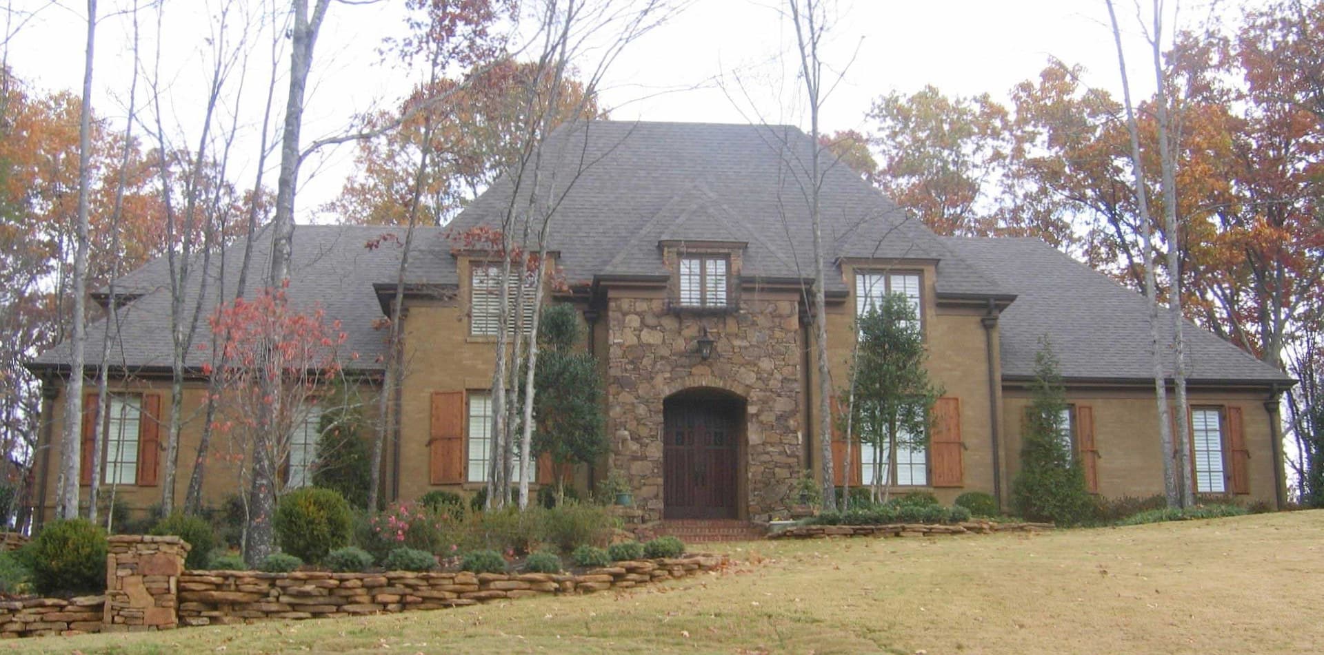 5-Bedroom, 4844 Sq Ft Country House Plan - 170-1580 - Front Exterior