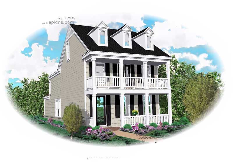 3-Bedroom, 2421 Sq Ft Colonial House Plan - 170-1667 - Front Exterior
