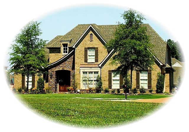 4-Bedroom, 3634 Sq Ft French House Plan - 170-1787 - Front Exterior